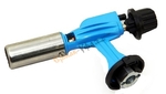 Горелка газовая для баллончика 220мл G-900 металлическая пьезо широкое сопло SPETSTEXNIK голубая