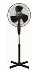 Вентилятор напольный электрический 38Вт·ч, 3скоростной черный MAXTRONIC-1619-4