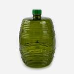 Бутыль стеклянная 10 литров зеленая 574С с крышкой 82-410-ГВ53 Бариле