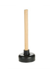 Вантуз прочистки засоров 110мм резиновый деревянная ручка ПЕНЗА