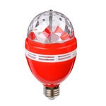 Лампа-проектор Е27 360С 3W 15см пластиковая красный/син