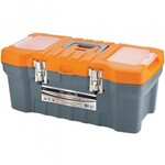 Ящик хранения инструментов  510х220х260мм пластиковый с лотком, с металлическими замками STELS